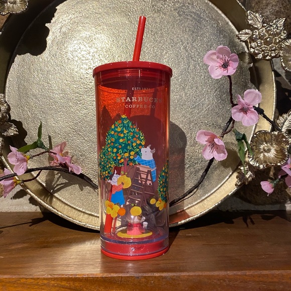 New Starbucks Ox and Orange Tree Tumbler - Picture 3 of 4